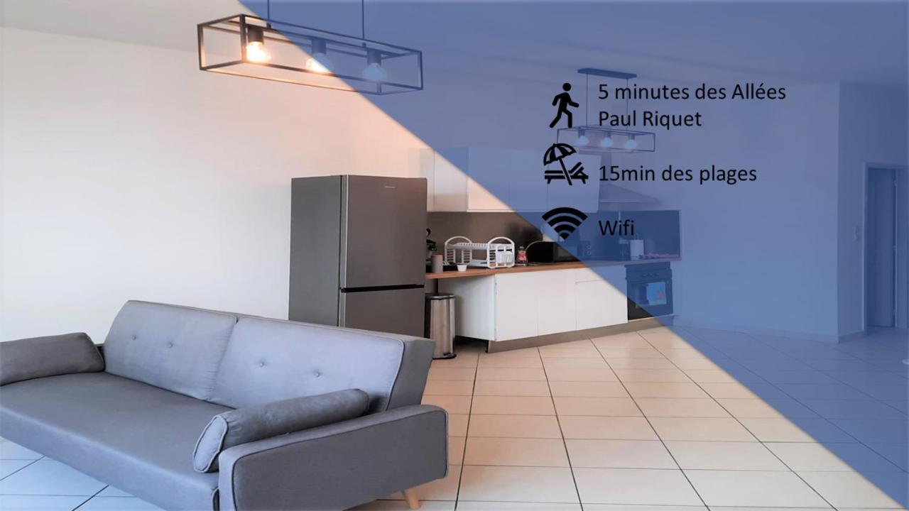 Le Albert 1Er Beziers Appartements Tout Equipes Kültér fotó